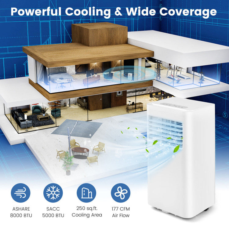 Best Portable Air Conditioner Stand Up Room Cooler Indoor AC Unit